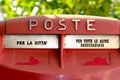 Poste: italian mailbox